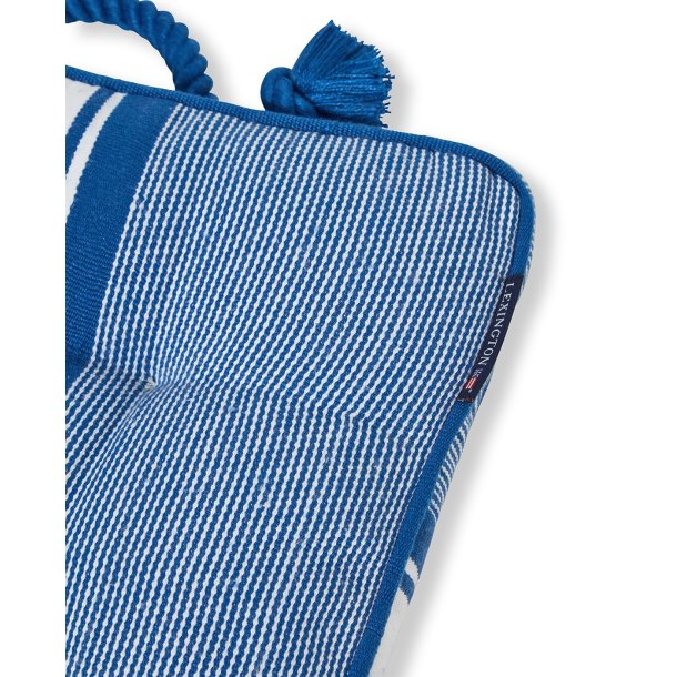 Lexington Striped indoor/Outdoor pude, Blue/White