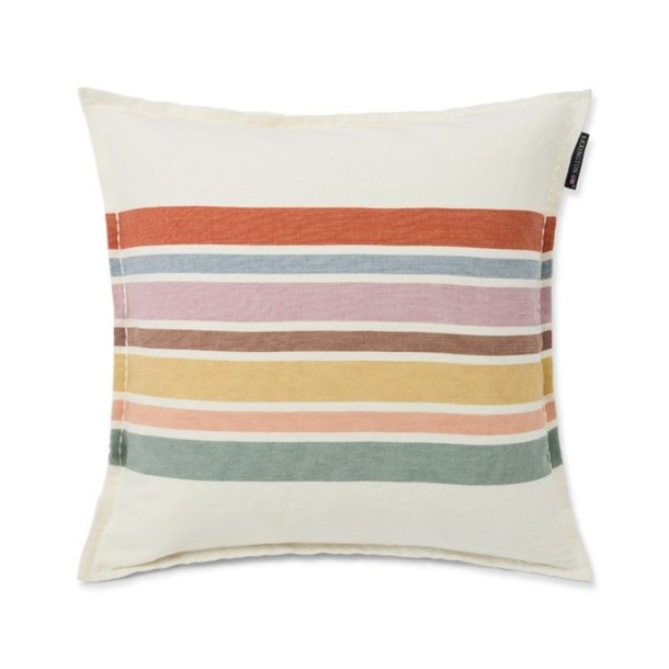 Lexington Multi Color Striped Linnen/cotton pudebetr�k
