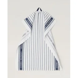 Lexington Kitchen Towel Terry, White/Blue