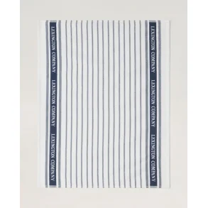 Lexington Kitchen Towel Terry, White/Blue
