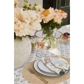 Lexington Floral Printed Organic Cotton Napkin, 50 x 50 cm