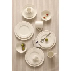 Lexington Porcelain Espresso Mug set 2 pcs., White/Beige