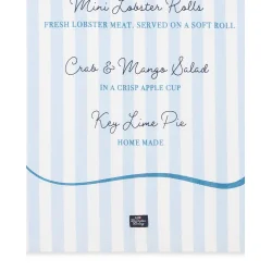 Lexington Party Menu Organic Cotton Kitchen Towel