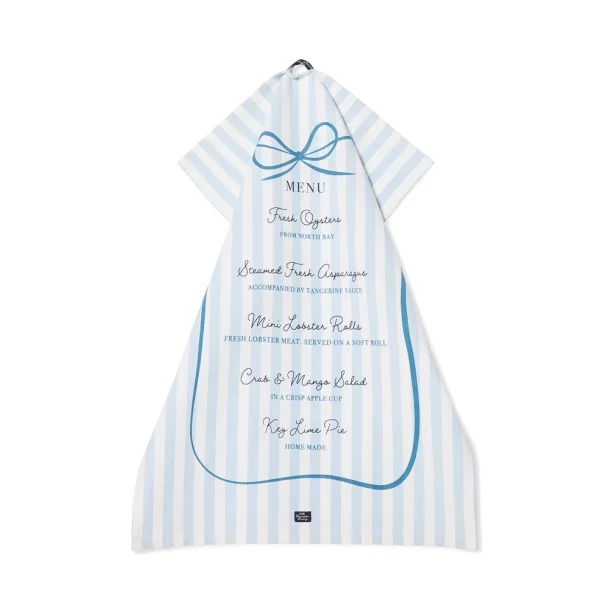 Lexington Party Menu Organic Cotton Kitchen Towel