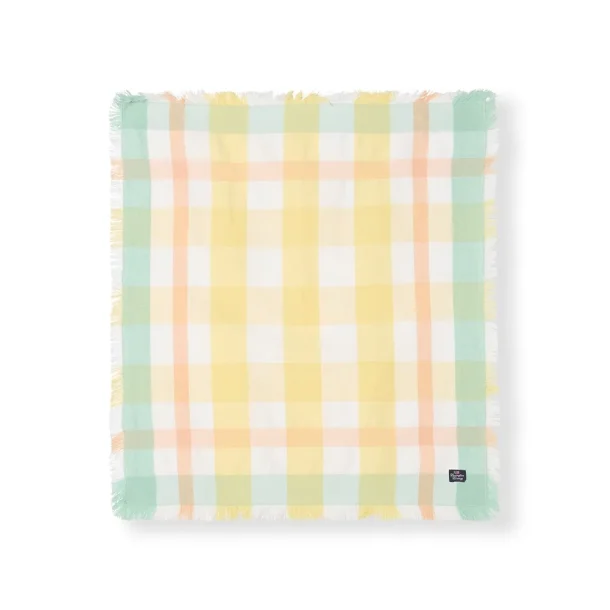Lexington Checked Linen Blend Napkin, 50 x 50 cm