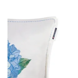 Lexington Floral Embroidered Linen Blend Pudebetr�k