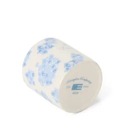 Lexington Floral Espresso mug in Stoneware, White/Blue