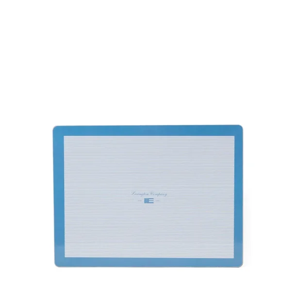 Lexington Laminated Double-sided Placemat, White/Blue