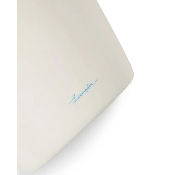 Lexington Stoneware Wavy Vase, White