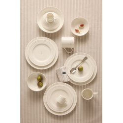 Lexington Porcelain Small Bowl,  white/beige, gaves�t m. 4 stk.