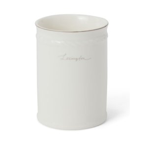 Lexington Icons Porcelain Toothbrush Mug, Beige