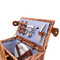 Saint German Picnic Basket, Blue, 4 personer