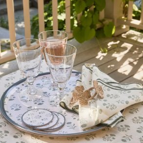 Lexington Floral Printed Organic Cotton Napkin, 50 x 50 cm