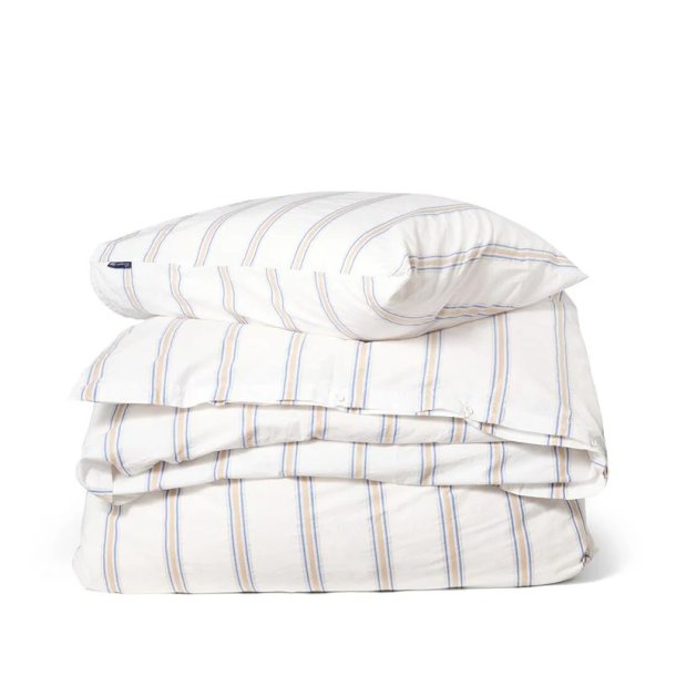 Lexington Dobby Striped washed Cotton Bed Set, 140 x 200 cm