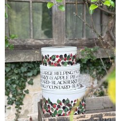Emma Bridgewater Blackberry Set Of 3 Round Cake Tins
