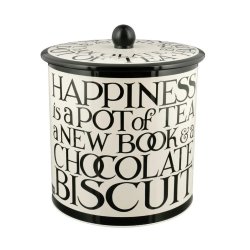 Emma Bridgewater Black Toast Biscuit Barrel