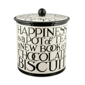 Emma Bridgewater Black Toast Biscuit Barrel
