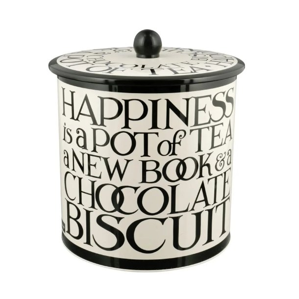 Emma Bridgewater Black Toast Biscuit Barrel