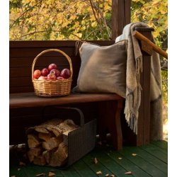 Lexington Firewood Holder, Black