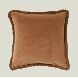Lexington Organic Cotton Pillow Cover, Fudge