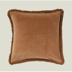Lexington Organic Cotton Pillow Cover, Fudge