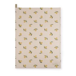 Sophie Allport Lemon Linen Tea Towel