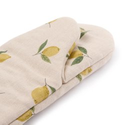 Sophie Allport Lemons Linen Oven Mitt