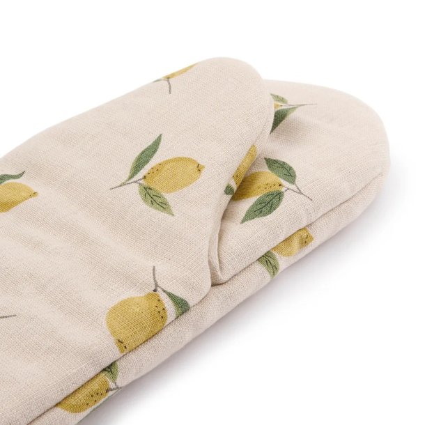 Sophie Allport Lemons Linen Oven Mitt