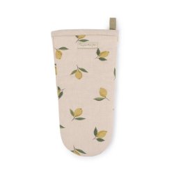 Sophie Allport Lemons Linen Oven Mitt
