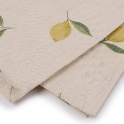 Sophie Allport Lemons Linen Napkins (Set of 4)