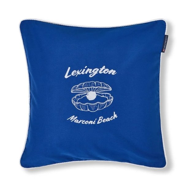 Lexington Blue logo organic cotton twill pudebetr�k,  blue/white