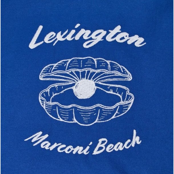 Lexington Blue logo organic cotton twill pudebetr�k,  blue/white