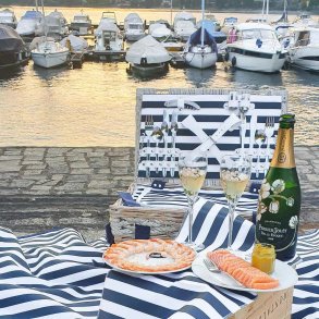 Marine Picnic Basket, 4 pers.