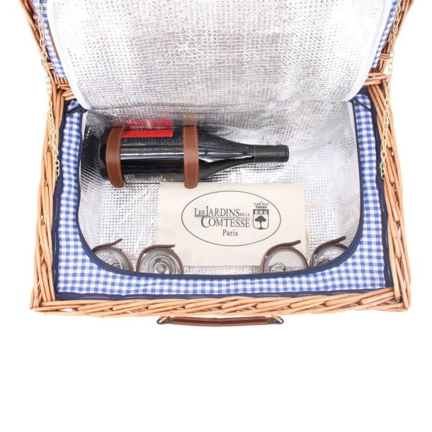 Marly Picnic Basket, Bl�, 4 pers.