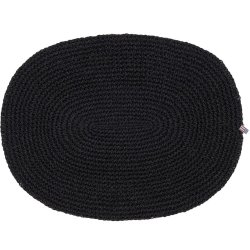 Lexington Oval Paper Straw Place Mat 35x45 cm, Sort