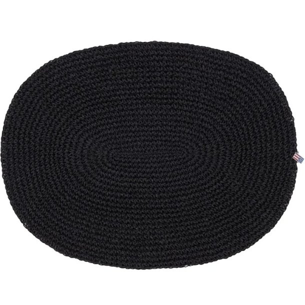 Lexington Oval Paper Straw Place Mat 35x45 cm, Sort