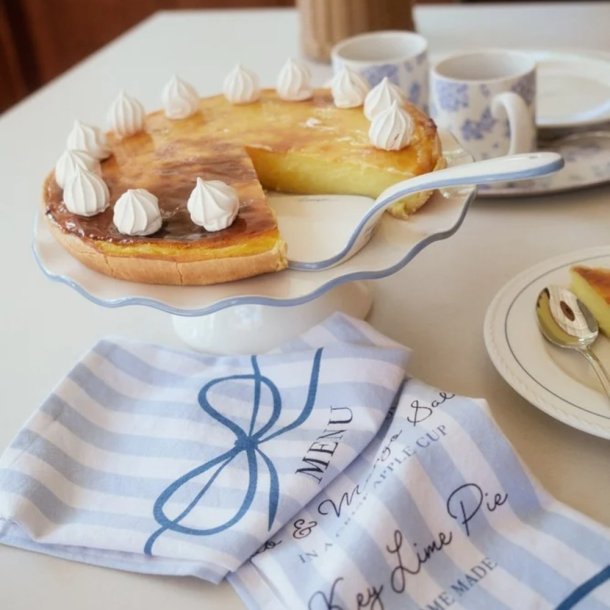 Lexington Party Menu Organic Cotton Kitchen Towel