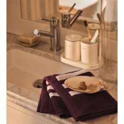 Lexington Icons Porcelain Toothbrush Mug, Beige