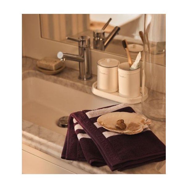 Lexington Icons Porcelain Toothbrush Mug, Beige