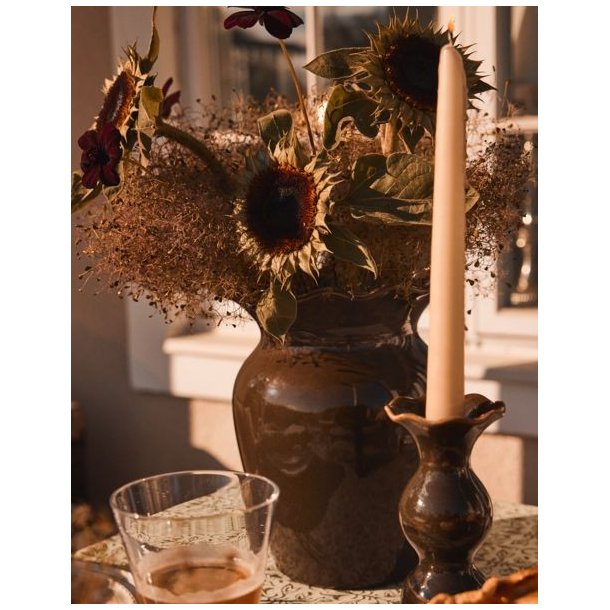 Lexington Stoneware Vase, brown/olive