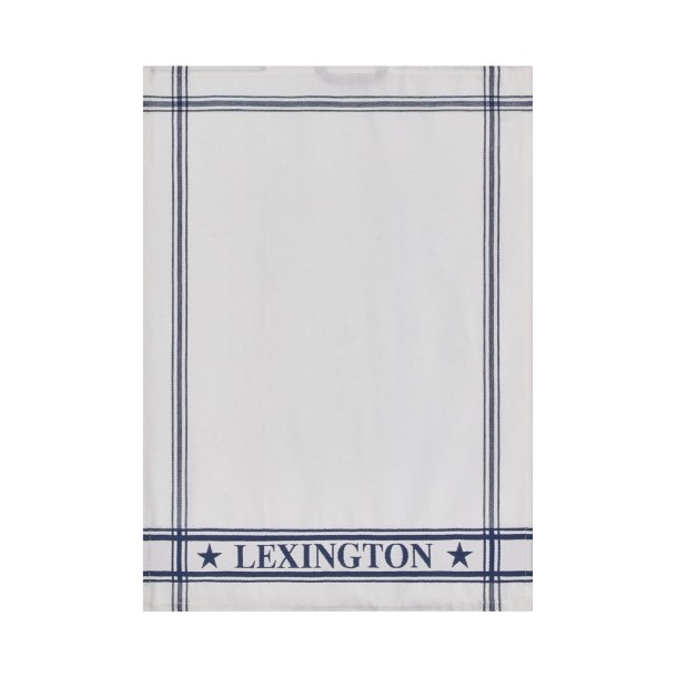 Lexington Cotton Jaquard Kitchen Towel Blue, s�t m. 2 stk.