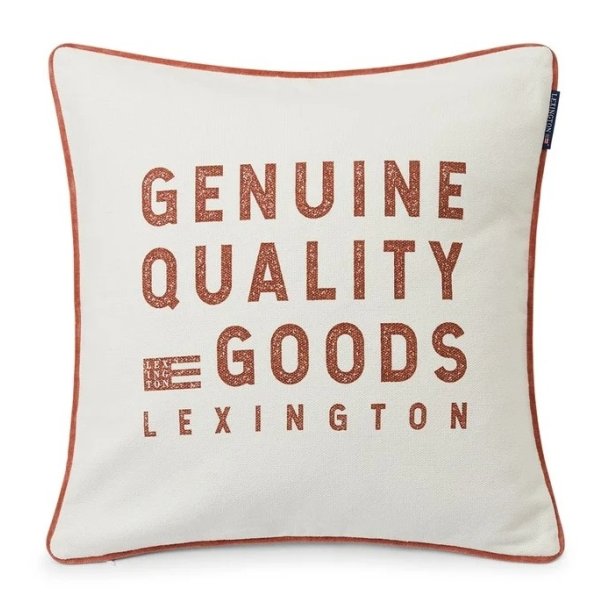 Lexington Genuine Printed Recycled Cotton Pillow Cover