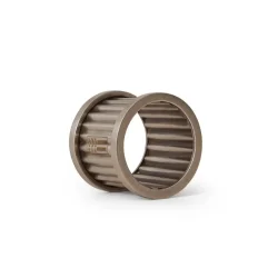 Lexington Metal Napkin Ring With Striped Structure