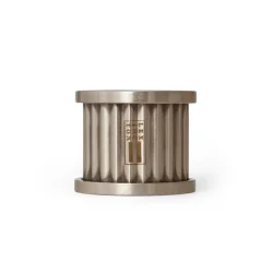 Lexington Metal Napkin Ring With Striped Structure