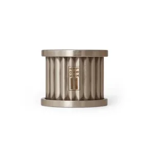 Lexington Metal Napkin Ring With Striped Structure
