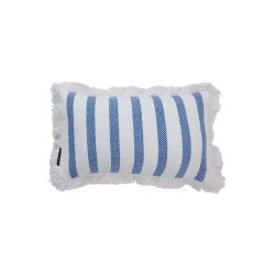 Lexington Striped Organic Cotton Fringe Pude