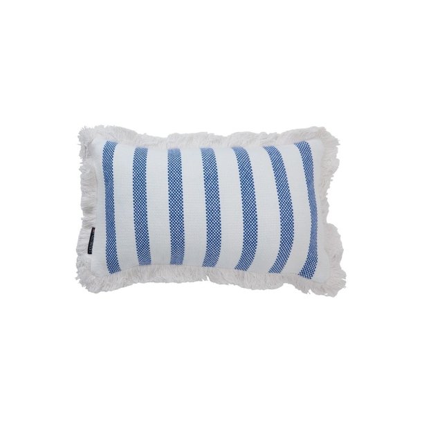 Lexington Striped Organic Cotton Fringe Pude