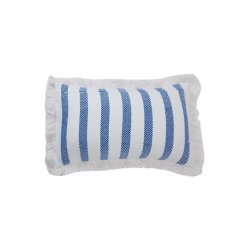 Lexington Striped Organic Cotton Fringe Pude