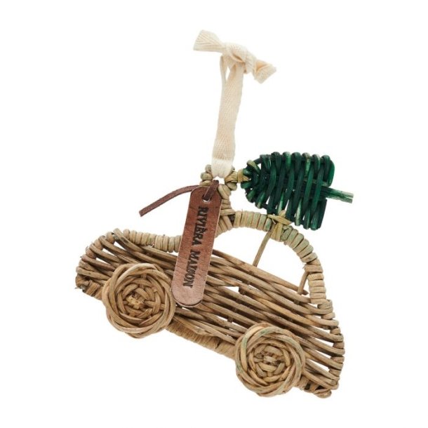 RM Rustic Rattan Car Ornament