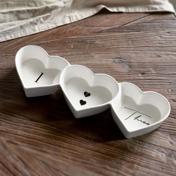 RM Triple Heart Serving Plate